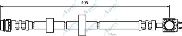 APEC BRAKING Тормозной шланг HOS3500